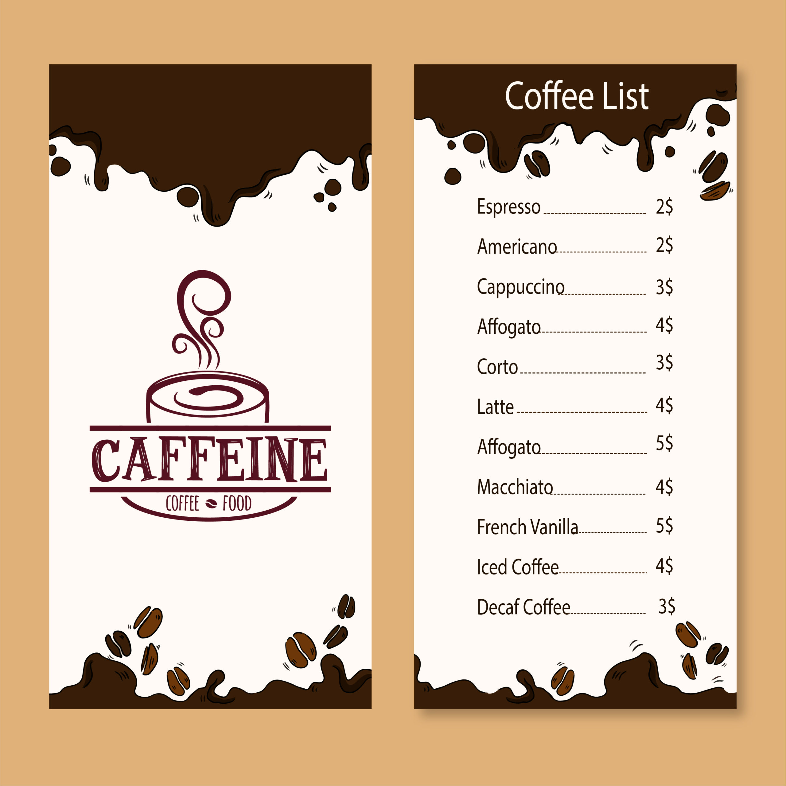 <span class="fs-5">Cafe Menu Card</span>