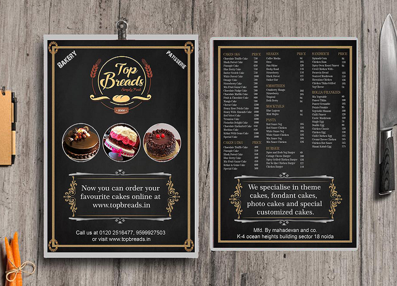 <span class="fs-5">Cake Menu Card</span>
